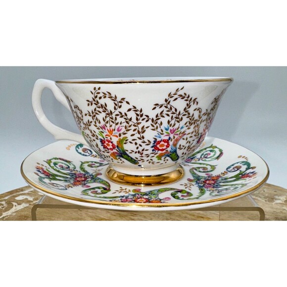 The Royal Collection The Grand Reception Room Windsor Castle Tea Cup And Saucer - Picture 1 of 9